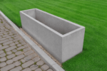 Bloembak Oud Hollands 150x50x40 cm grijs