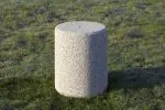 Sierpoef (sierblok rond) 45x95 cm gewassen grind
