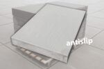 Betonplaat 120x80x12 cm grijs met antislip afwerking (zonder hijsvoorziening)