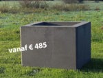 Bloembak 100x100x60 cm antraciet