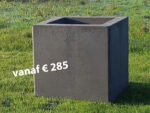 Bloembak 60x60x60 cm antraciet