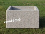 Bloembak 60x60x60 cm gewassen grind