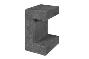 Mini-U-element antraciet van Boon Beton